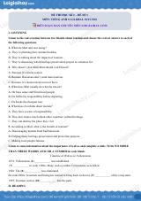 Đề thi học kì 2 Tiếng Anh 11 Global Success - Đề số 1
